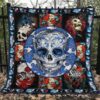 Skull Quilt Blanket Ver 37  Quilt